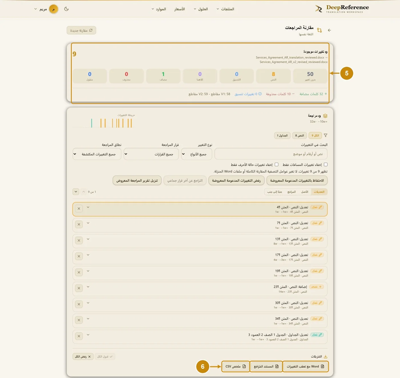 الخطوات 5–6