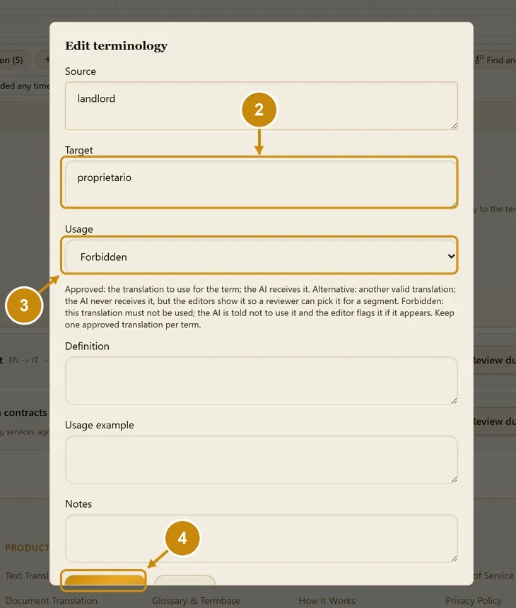 Steps 2–4