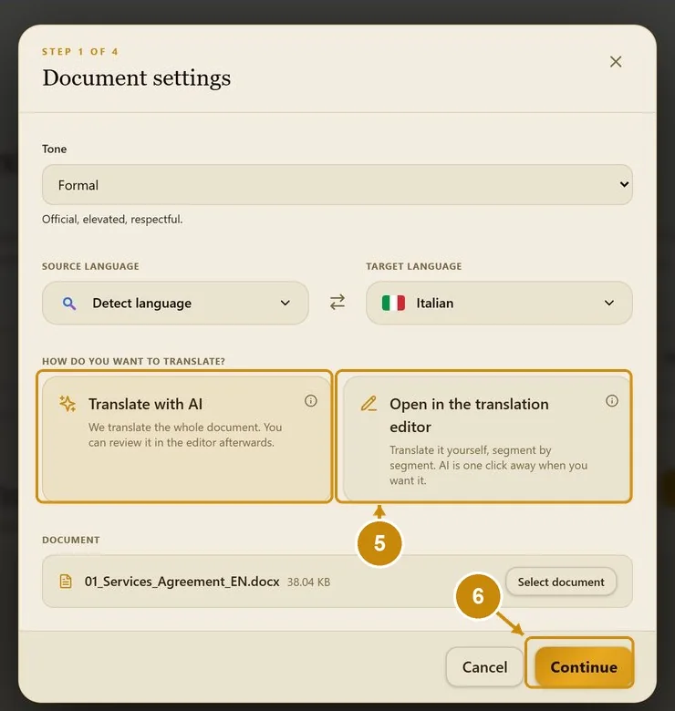 Steps 5–6