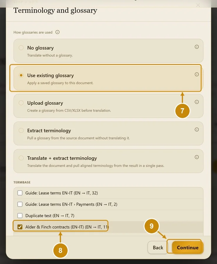 Steps 7–9